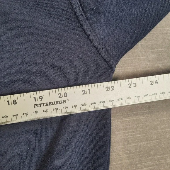 Live For Rugby Ireland Hoodie Navy Blue Quarter Zip Pullover Mens Small - Picture 5 of 6